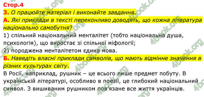 ГДЗ Українська література 10 клас Авраменко