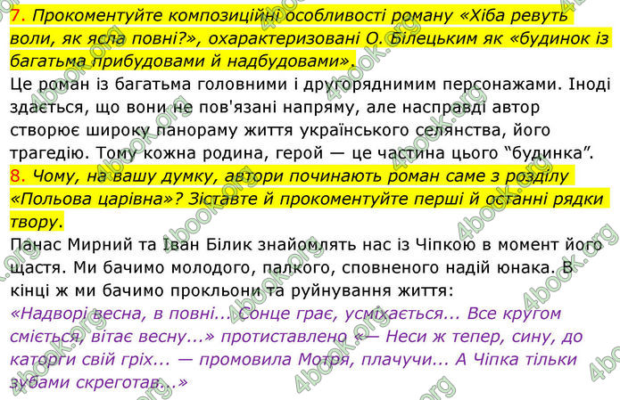 ГДЗ Українська література 10 клас Авраменко