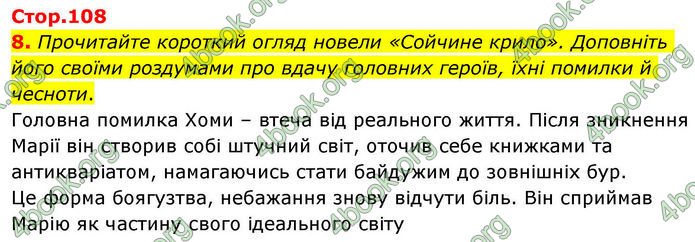 ГДЗ Українська література 10 клас Авраменко