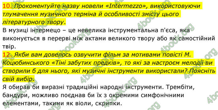 ГДЗ Українська література 10 клас Авраменко