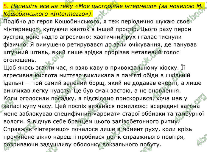 ГДЗ Українська література 10 клас Авраменко