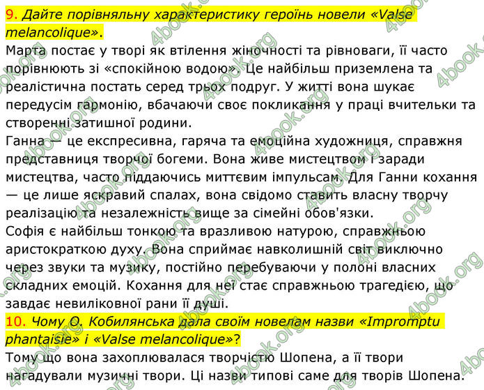 ГДЗ Українська література 10 клас Авраменко