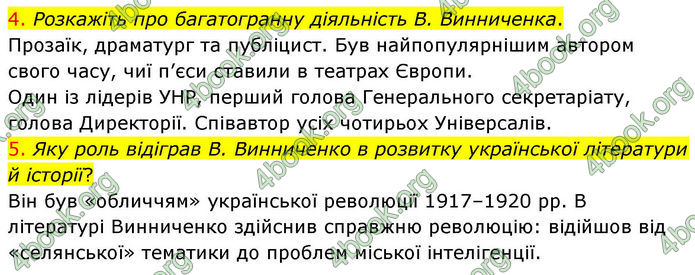 ГДЗ Українська література 10 клас Авраменко