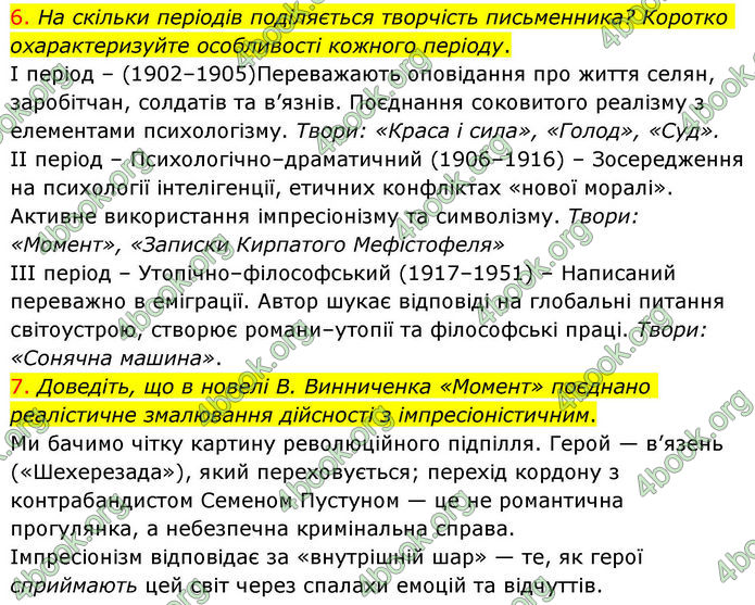 ГДЗ Українська література 10 клас Авраменко
