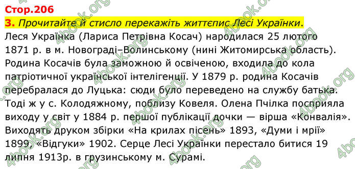 ГДЗ Українська література 10 клас Авраменко
