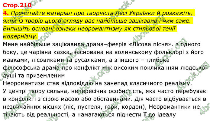 ГДЗ Українська література 10 клас Авраменко