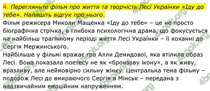 ГДЗ Українська література 10 клас Авраменко