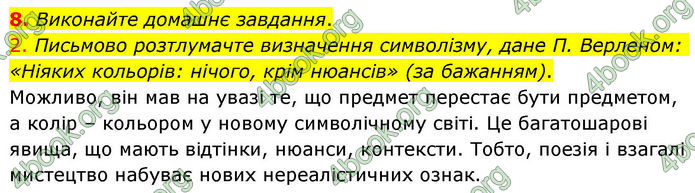 ГДЗ Українська література 10 клас Авраменко
