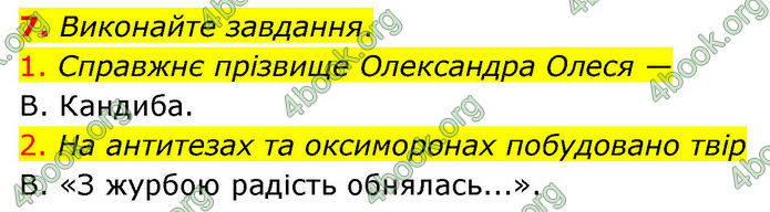ГДЗ Українська література 10 клас Авраменко