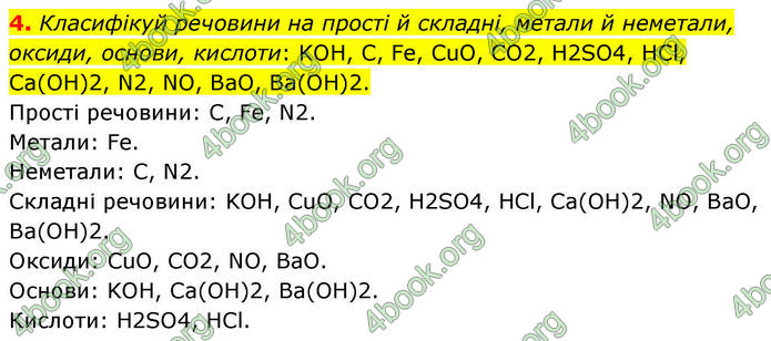 ГДЗ Хімія 8 клас Ярошенко (2025)