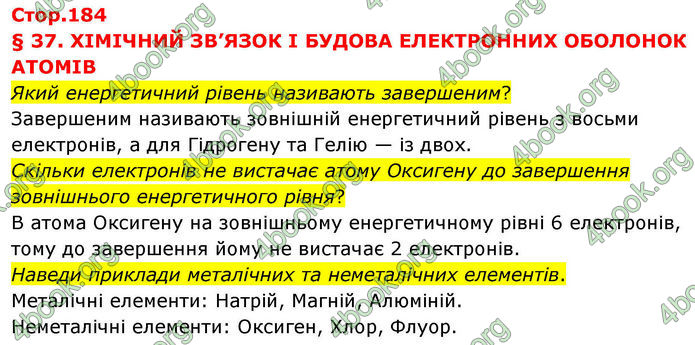 ГДЗ Хімія 8 клас Ярошенко (2025)