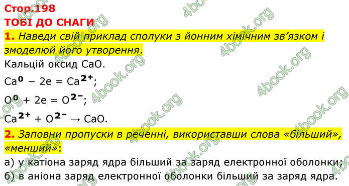 ГДЗ Хімія 8 клас Ярошенко (2025)