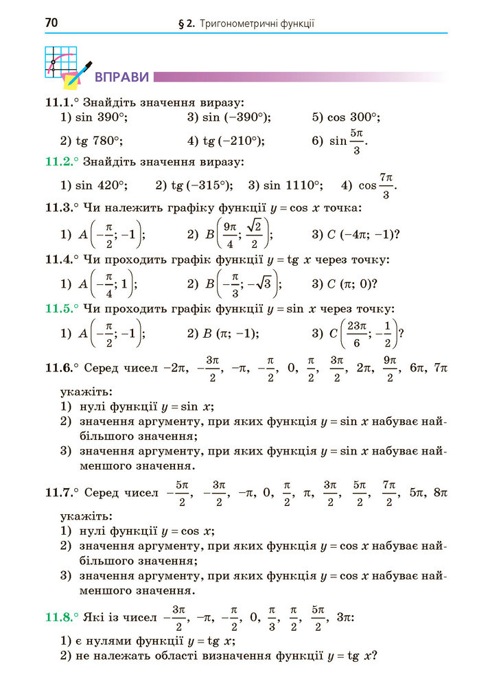 Математика 10 клас Мерзляк 2018 (Укр.)