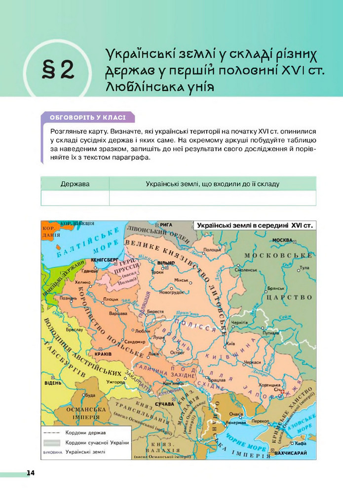 Підручник Історія України 8 клас Пометун (2025)