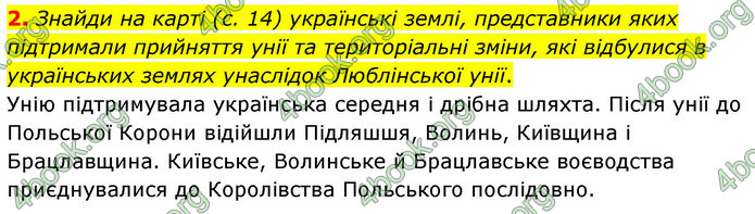 ГДЗ Історія України 8 клас Пометун НУШ