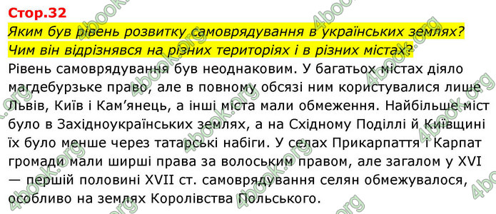 ГДЗ Історія України 8 клас Пометун НУШ ГДЗ Історія України 8 клас Пометун НУШ