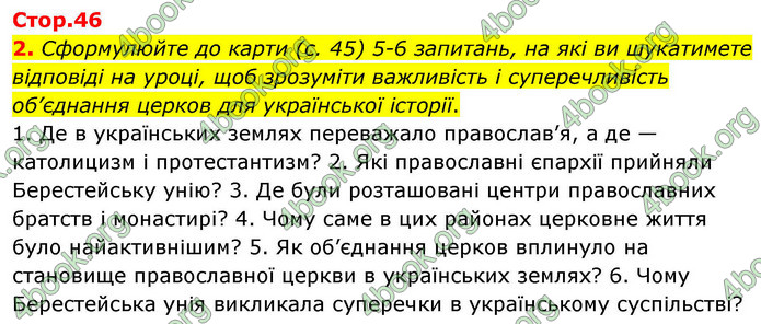 ГДЗ Історія України 8 клас Пометун НУШ