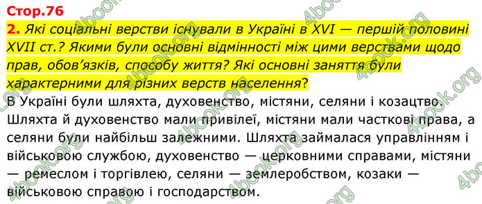 ГДЗ Історія України 8 клас Пометун НУШ