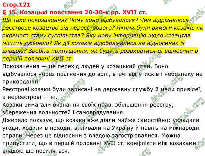 ГДЗ Історія України 8 клас Пометун НУШ