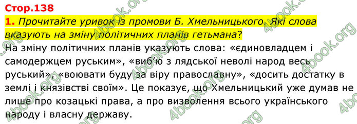 ГДЗ Історія України 8 клас Пометун НУШ
