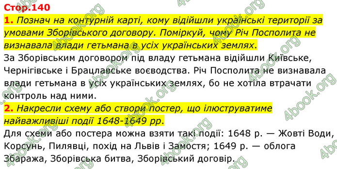 ГДЗ Історія України 8 клас Пометун НУШ
