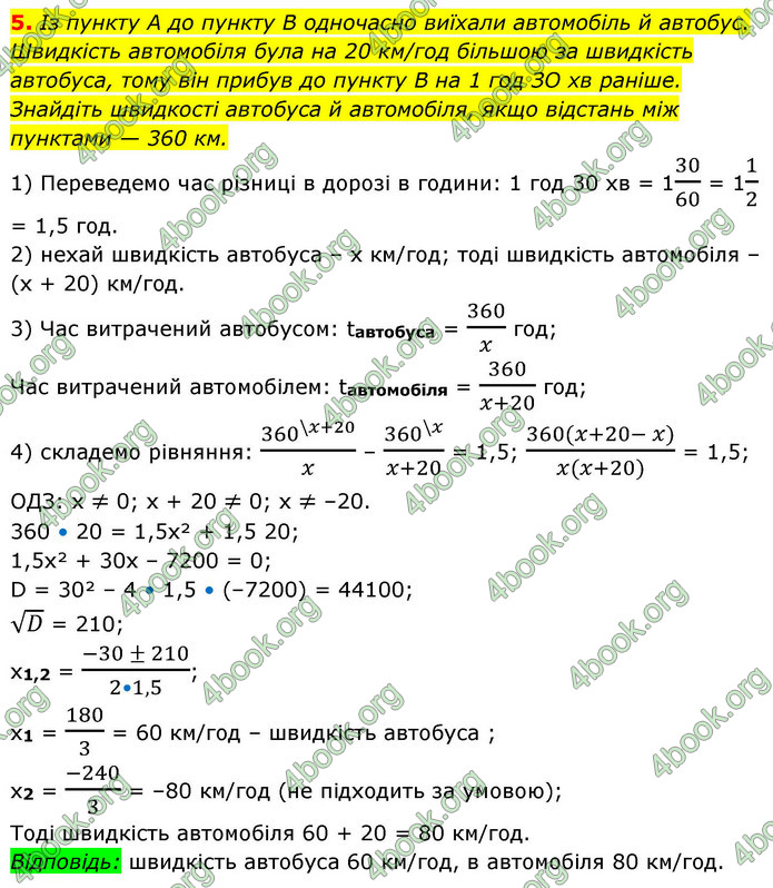 ГДЗ зошит Алгебра 8 клас Тарасенкова