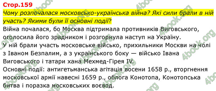 ГДЗ Історія України 8 клас Пометун НУШ