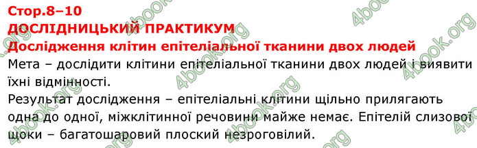 ГДЗ зошит Біологія 8 клас Сало НУШ