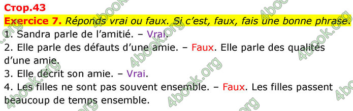 ГДЗ Французька мова 7 клас Чумак