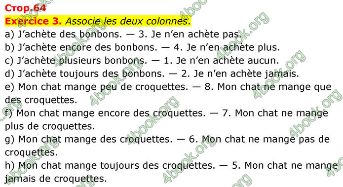 ГДЗ Французька мова 7 клас Чумак