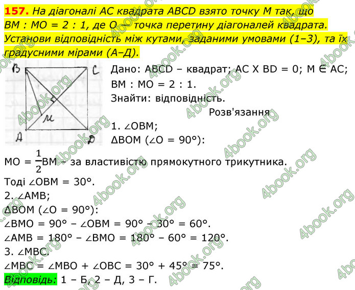 ГДЗ Геометрія 8 клас Бевз (2025)