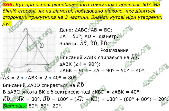 ГДЗ Геометрія 8 клас Бевз (2025)