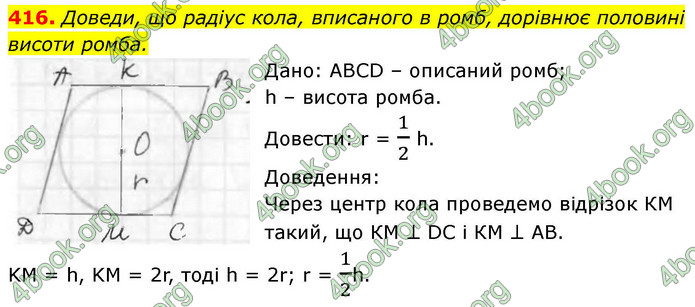 ГДЗ Геометрія 8 клас Бевз (2025)