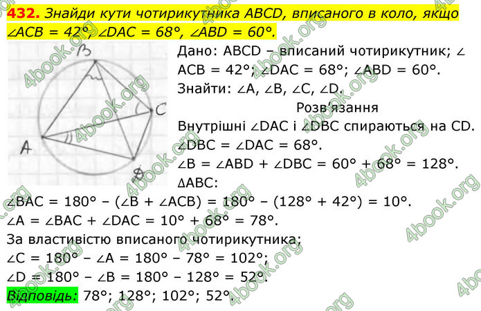 ГДЗ Геометрія 8 клас Бевз (2025)