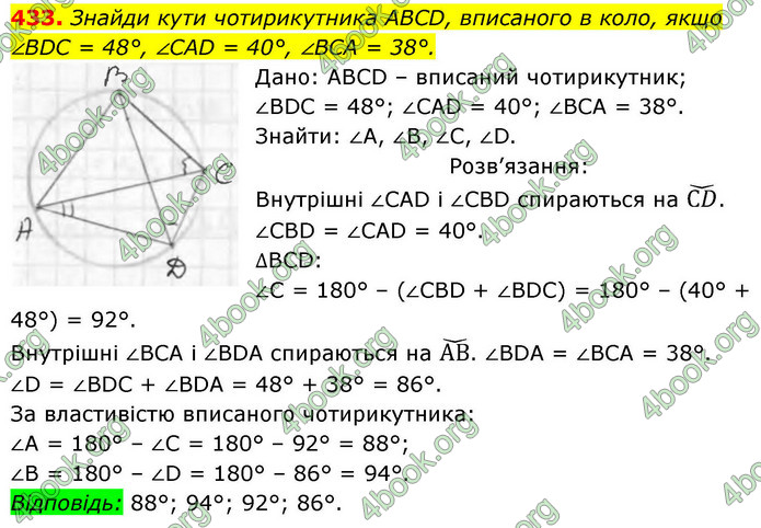 ГДЗ Геометрія 8 клас Бевз (2025)