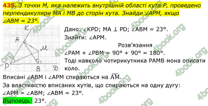 ГДЗ Геометрія 8 клас Бевз (2025)