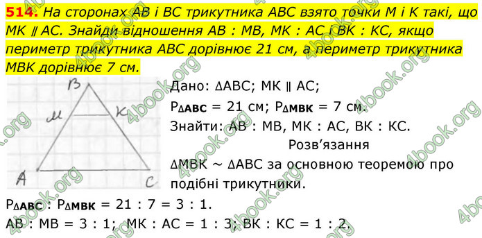 ГДЗ Геометрія 8 клас Бевз (2025)