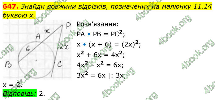 ГДЗ Геометрія 8 клас Бевз (2025)