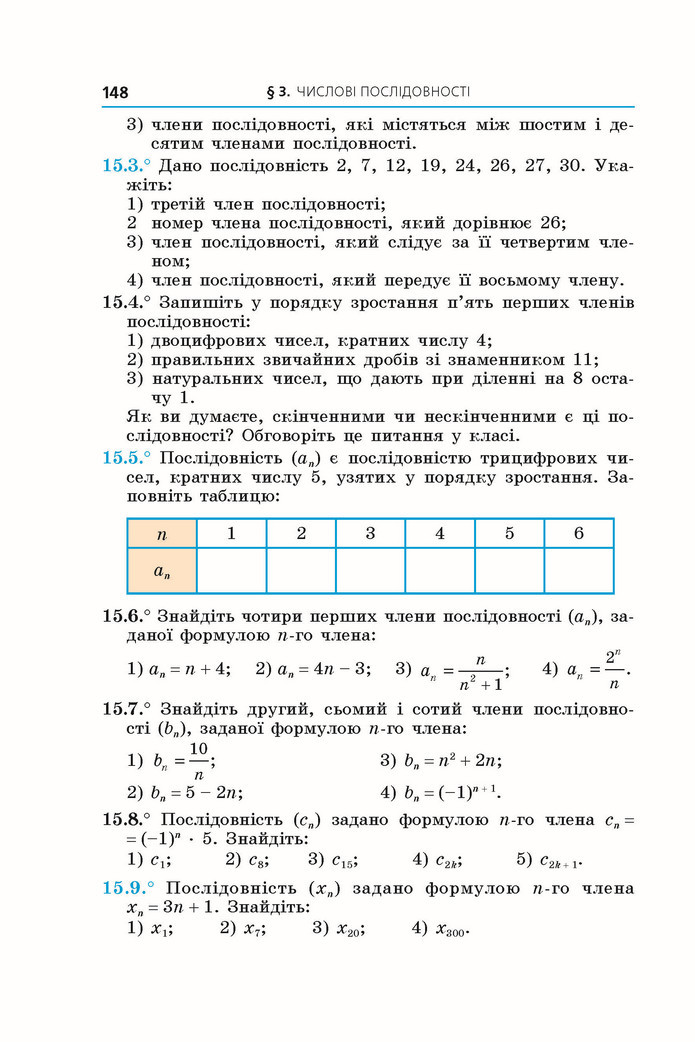 Підручник Алгебра 9 клас Мерзляк НУШ