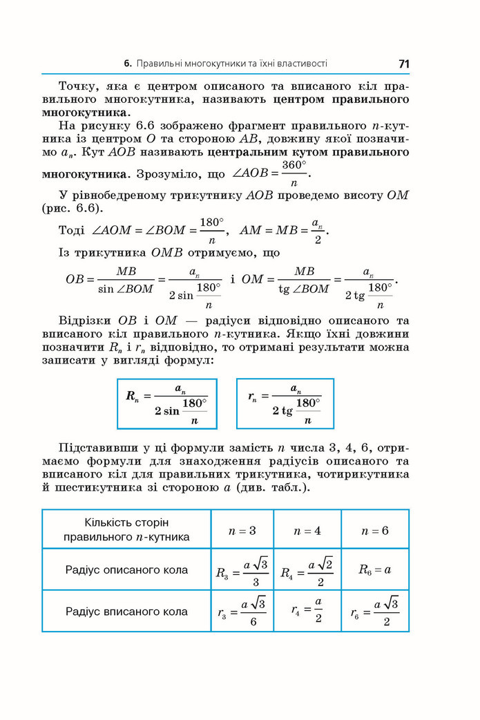 Підручник Геометрія 9 клас Мерзляк НУШ