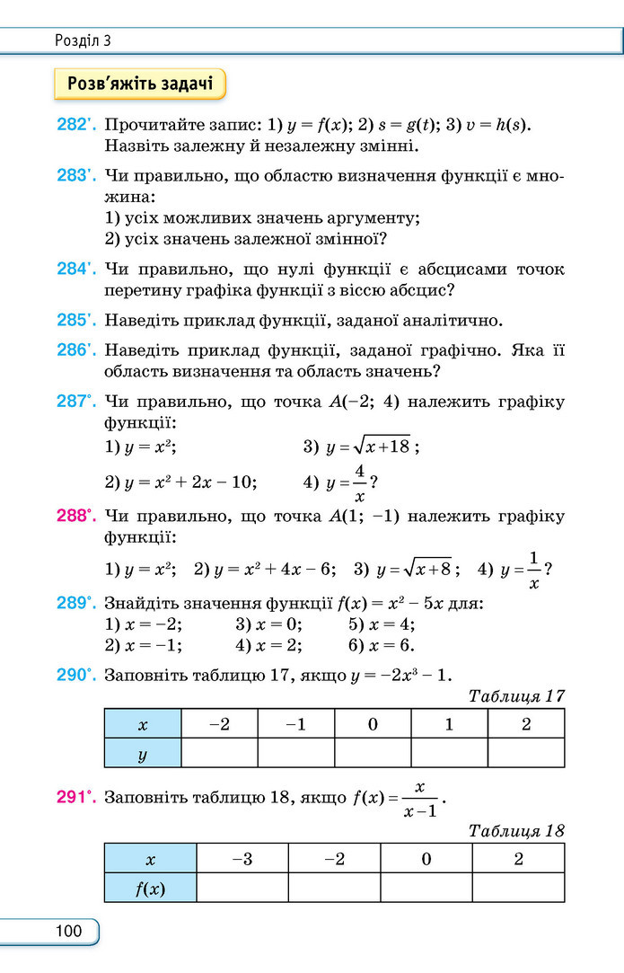 Підручник Алгебра 9 клас Тарасенкова НУШ