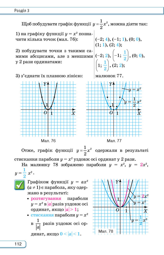 Підручник Алгебра 9 клас Тарасенкова НУШ