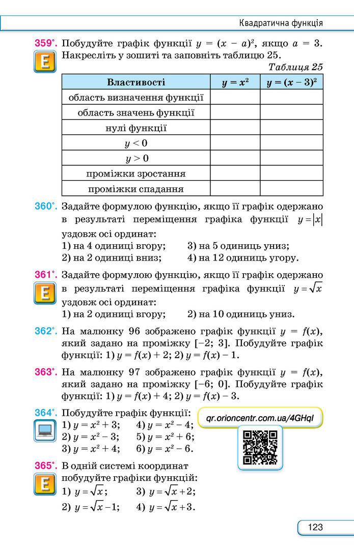 Підручник Алгебра 9 клас Тарасенкова НУШ