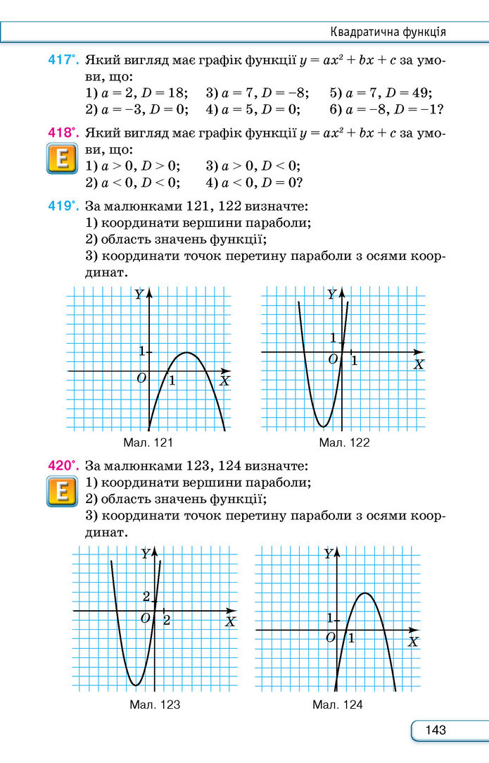 Підручник Алгебра 9 клас Тарасенкова НУШ