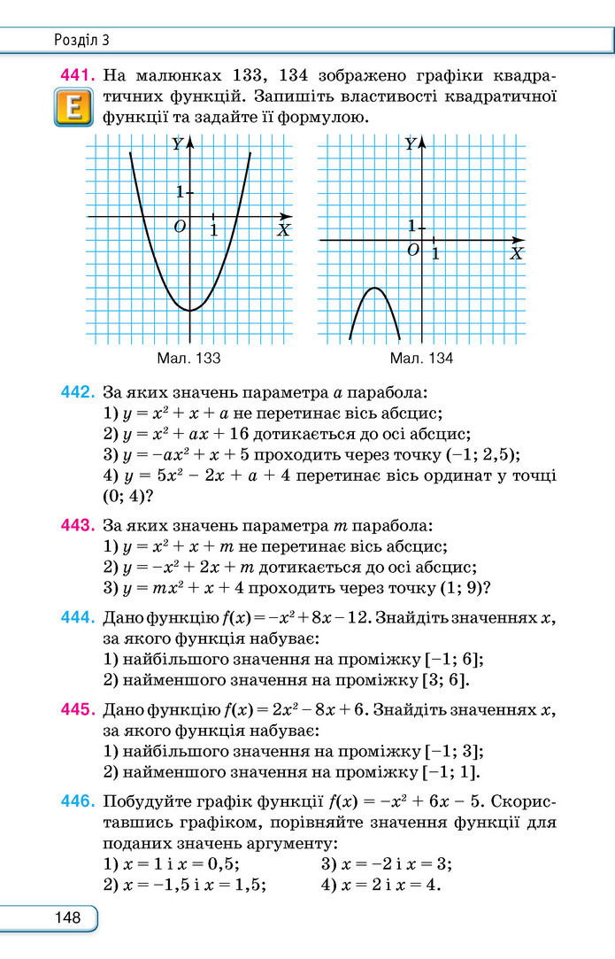 Підручник Алгебра 9 клас Тарасенкова НУШ