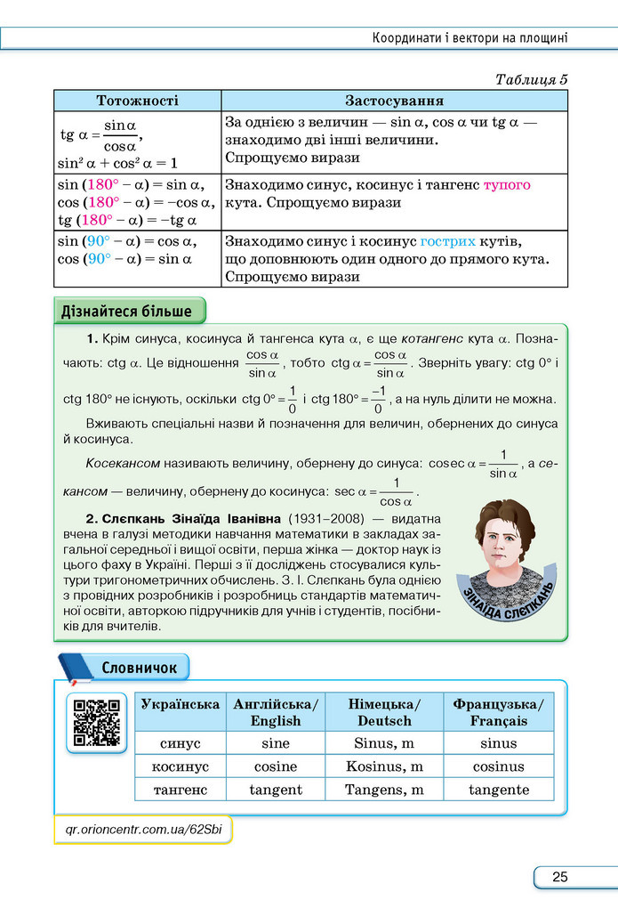 Підручник Геометрія 9 клас Бурда НУШ