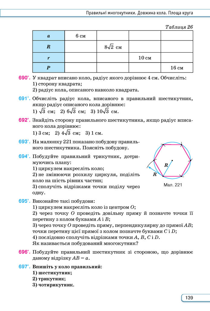Підручник Геометрія 9 клас Бурда НУШ