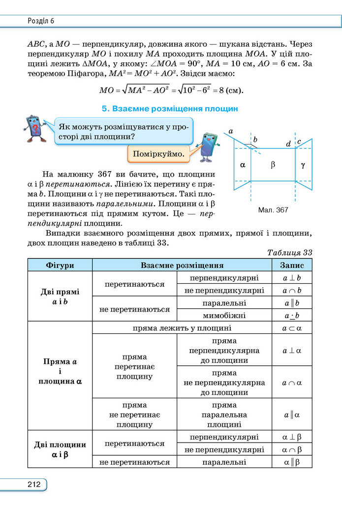 Підручник Геометрія 9 клас Бурда НУШ