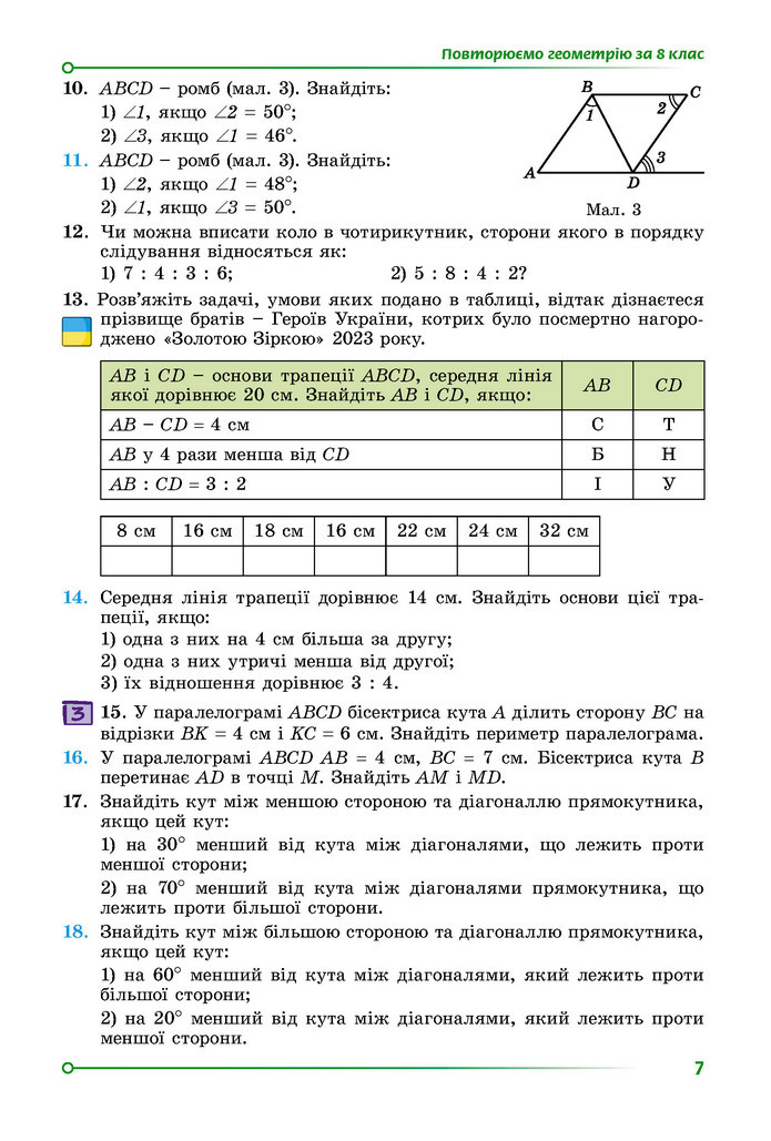 Підручник Математика 9 клас Істер НУШ (1 частина)