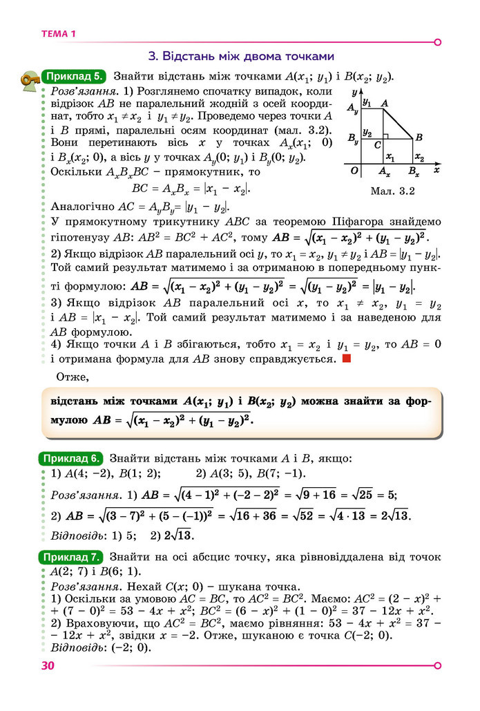 Підручник Математика 9 клас Істер НУШ (1 частина)